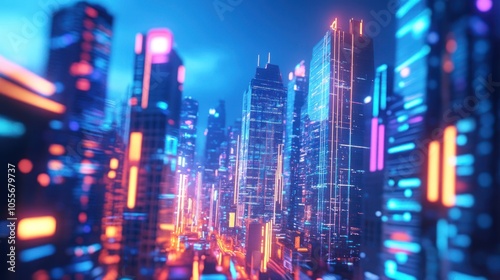 Neon Cityscape