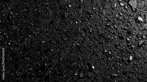 Dark grainy texture in black and white creating a noisy abstract backdrop ideal for banners headers or poster designs