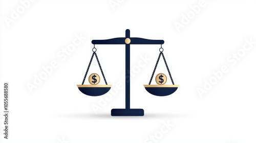 Balanced Scales Of Money