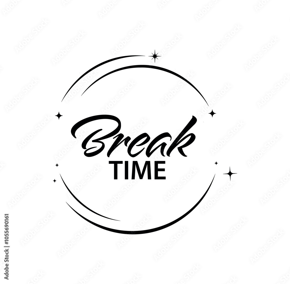 break time text break time text