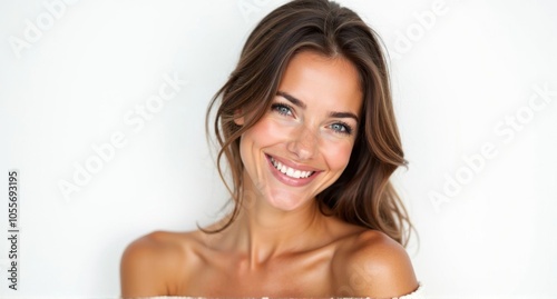 A Hungarian woman with a gentle smile and fair skin