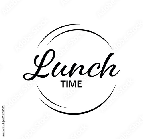 lunch time text	