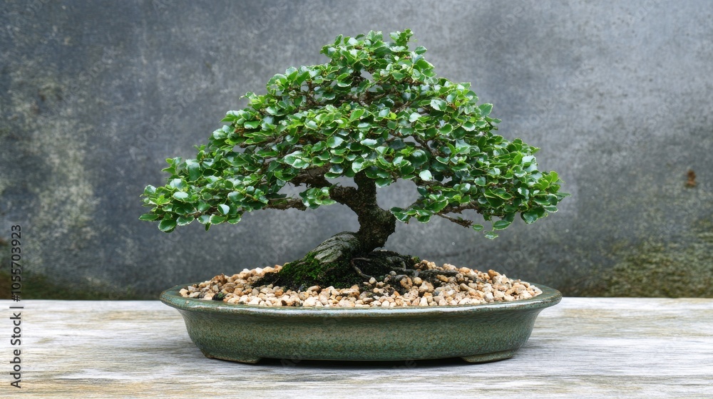 Elegant Bonsai Tree in Decorative Pot Elegant Bonsai Tree in Decorative Pot