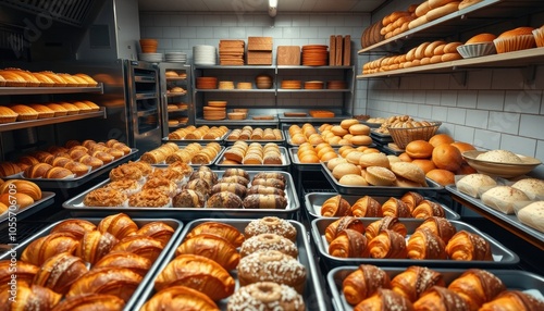 A baker's paradise freshly baked bread and pastries