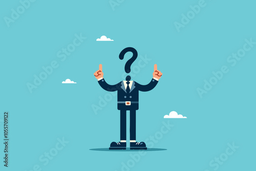 Identity Undefined: The Anonymous Businessman with a Question Mark