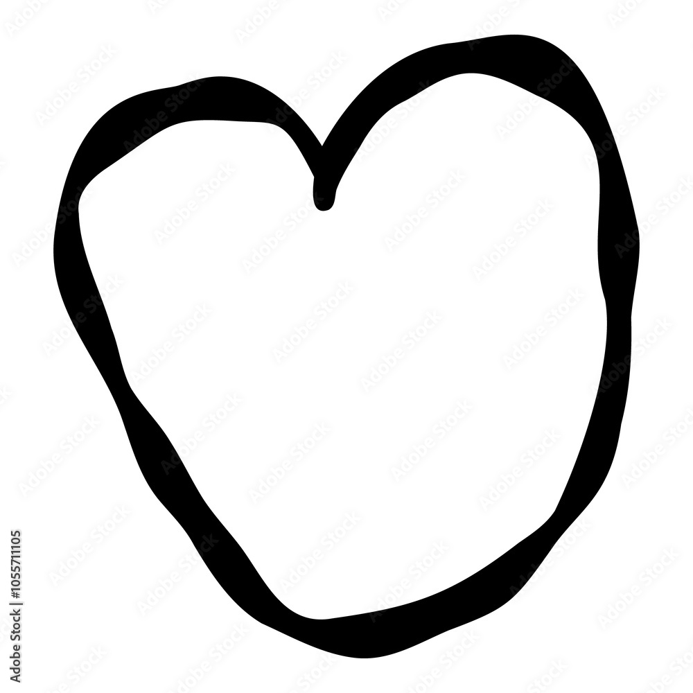 Outline hand painted heart doodle PNG isolated shape. Hand drawn line shape. Simple stroke grunge icon. Minimalist cartoon playful shape logo Outline hand painted heart doodle PNG isolated shape. Hand drawn line shape. Simple stroke grunge icon. Minimalist cartoon playful shape logo