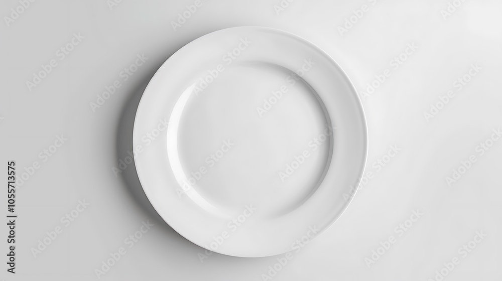Empty plate isolated on white background. Empty plate isolated on white background.
