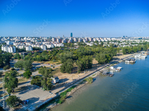 Serbia, Sava river, Ada međjica, Belgrade