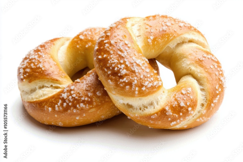 Freshly Baked Soft Pretzels With Glossy Crust Freshly Baked Soft Pretzels With Glossy Crust