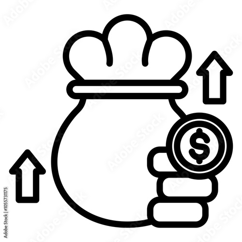 Profit Outline Icon