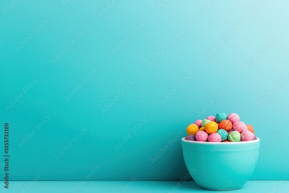 Vibrant colorful confectionery an invitation to indulge in sweetness with a stunning display of candy in a serene setting Vibrant colorful confectionery an invitation to indulge in sweetness with a stunning display of candy in a serene setting