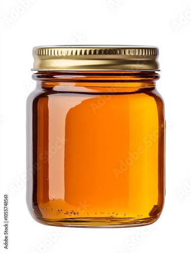 jar of golden honey 