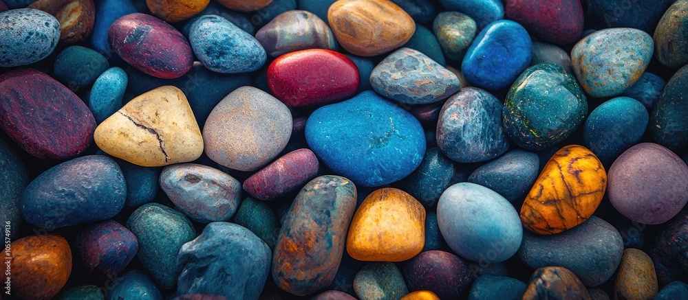 Pebbles River Stones Of Various Colors Pebbles River Stones Of Various Colors
