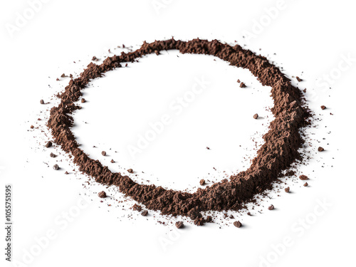 Dark Brown Sail forming a Circle Transparent PNG