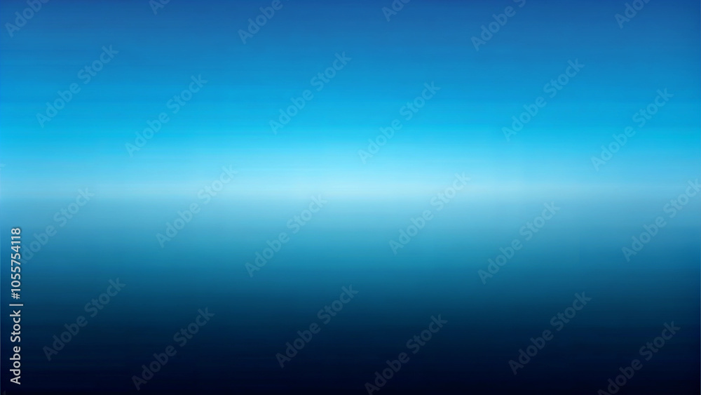 Gradient blue background with smooth transitions for artistic and design applications