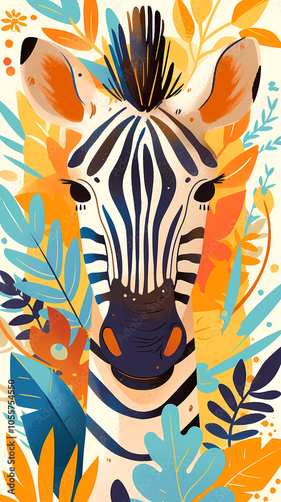 Obraz premium zebra vector illustration