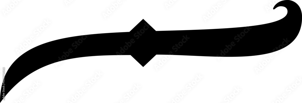 Black ribbon banner with a diamond shape, waving elegantly, perfect for framing titles or announcements, ideal for promoting products, services, discounts, or advertising online or in print Black ribbon banner with a diamond shape, waving elegantly, perfect for framing titles or announcements, ideal for promoting products, services, discounts, or advertising online or in print