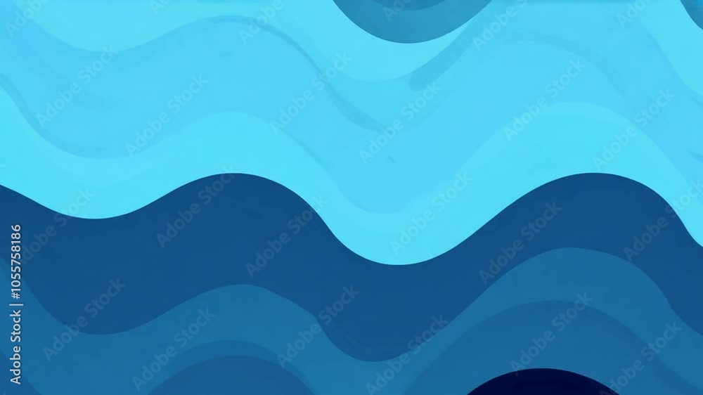background vector waves sea pattern animation flat design range curves Looped style dark soft blue abstract wave water illustration wallpaper green ocean texture light wavy art line graphic colours f