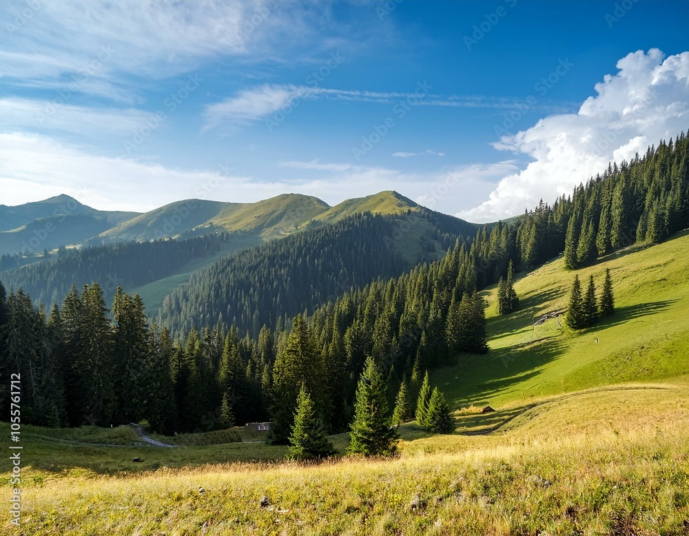 Dramatic sky looking at the High Tatras from Pass over Lapszanka. Lapszanka, Lesser Poland, Poland. Discover the beauty of earth. 
