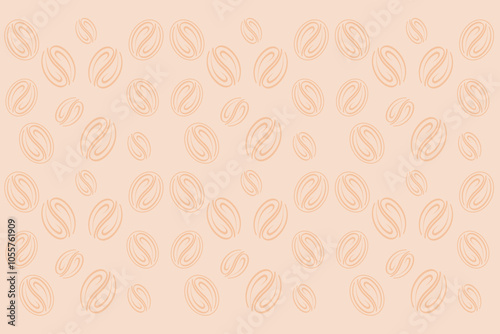 Patren abstract coffee beans background.