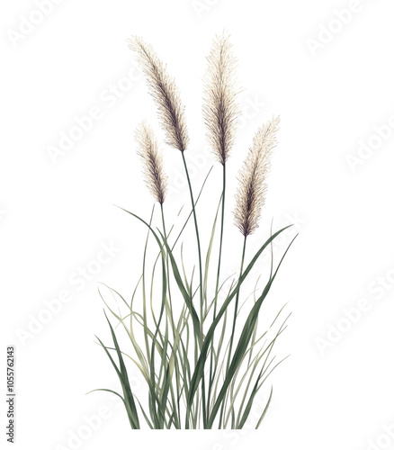 Golden wheat ears sway in the summer breeze, a symbol of bountiful harvest and rural beauty