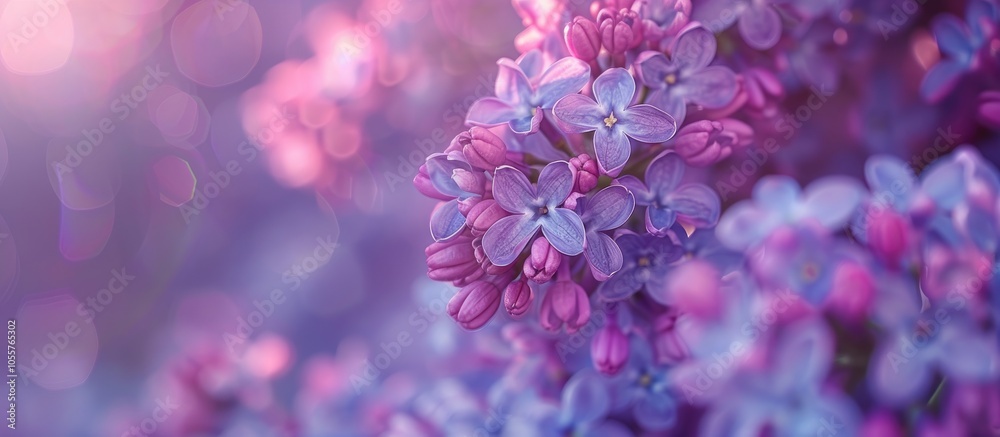 Extreme Close Up Image Of Lilac Blossom Selective Focus And Shallow Depth Of Field Extreme Close Up Image Of Lilac Blossom Selective Focus And Shallow Depth Of Field