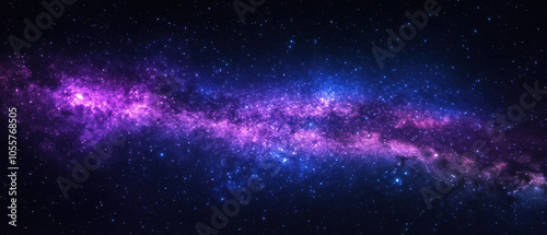 A breathtaking panorama of the Milky Way galaxy, showcasing its vibrant colors and celestial beauty, ideal for projects related to space, astronomy, and the wonders of the universe.