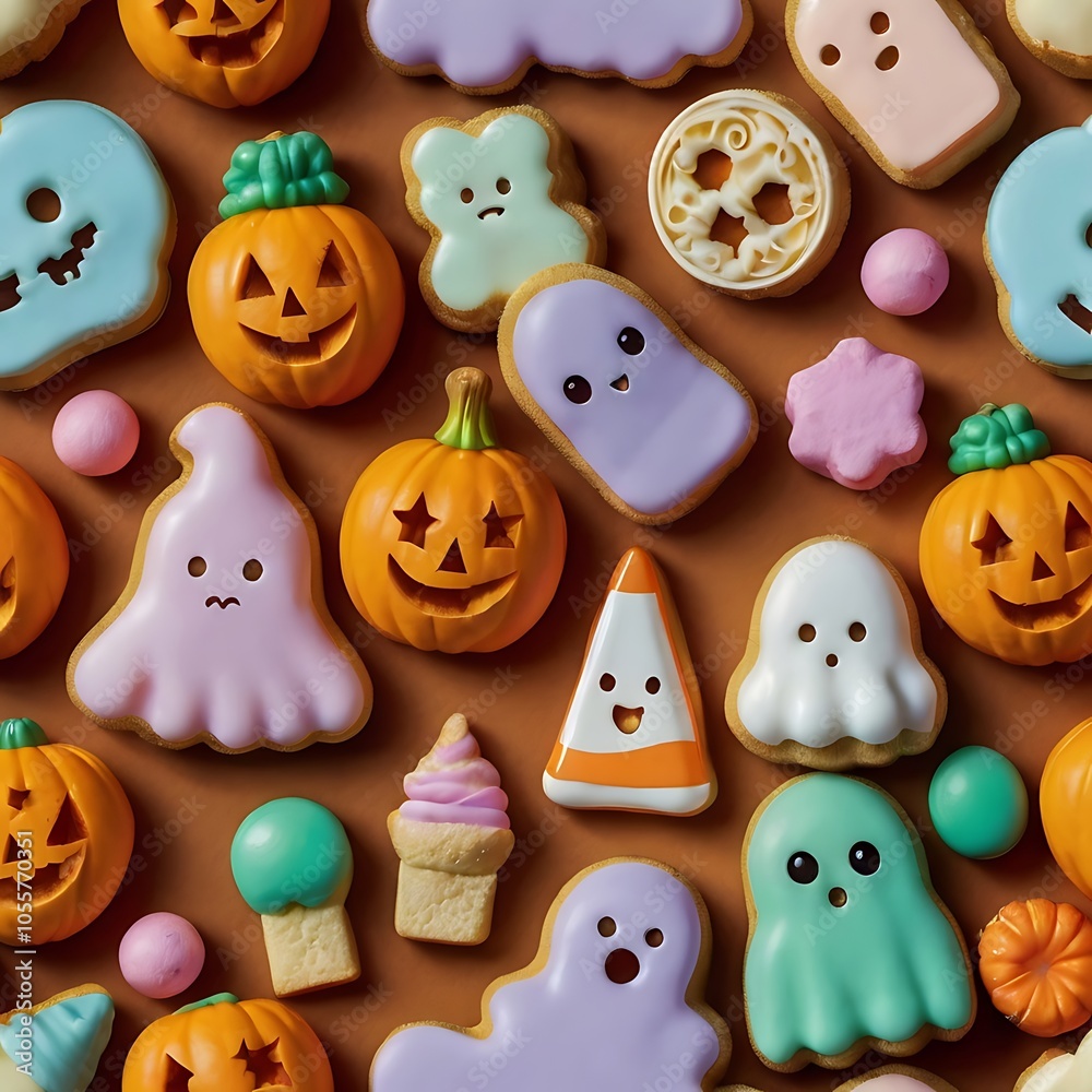 Obraz premium Halloween Flat Icon Pack