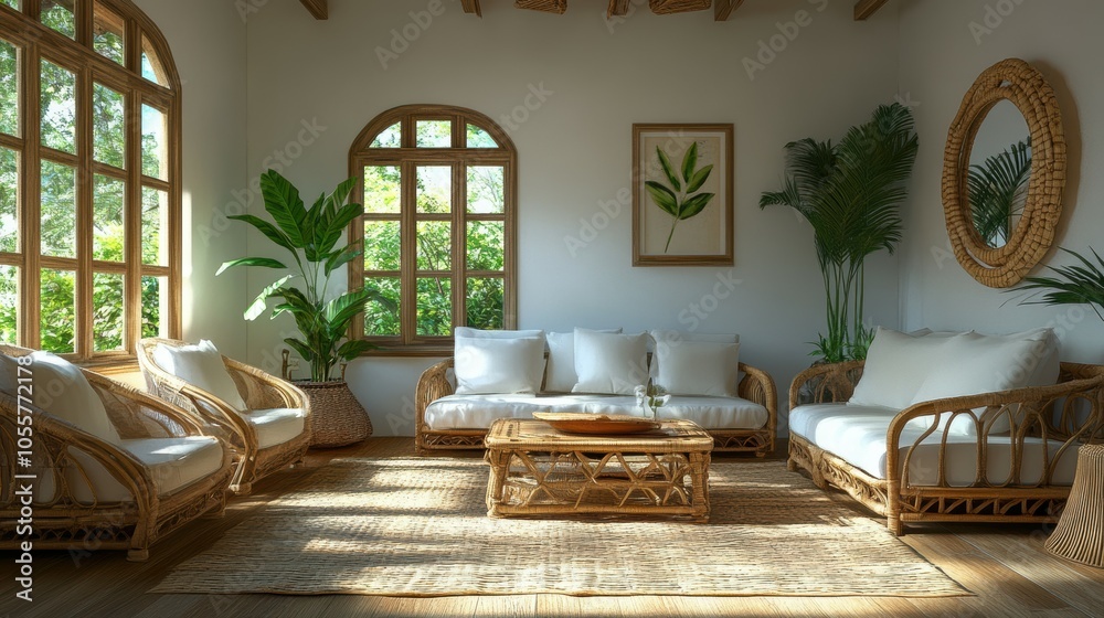 Stunning Eco-Friendly Bamboo Furniture For Apartment Renovations image