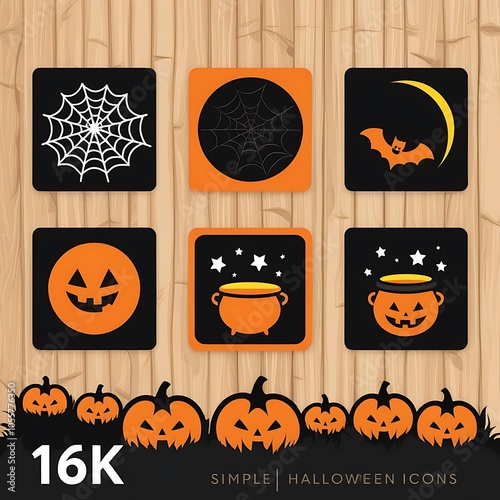 Halloween Flat Icon Pack photo