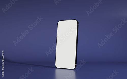 screen phone model for promotion smartphone mockup for sale side view on blue background.jpg
