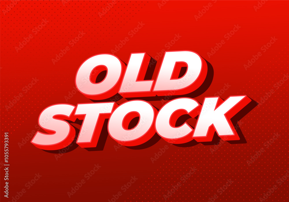 Old stock. Text effect in 3D look with pop up colors for promotional ads Old stock. Text effect in 3D look with pop up colors for promotional ads
