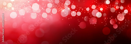 Wallpaper Mural A vibrant abstract background with red hues and soft bokeh lights, ideal for festive designs. Torontodigital.ca