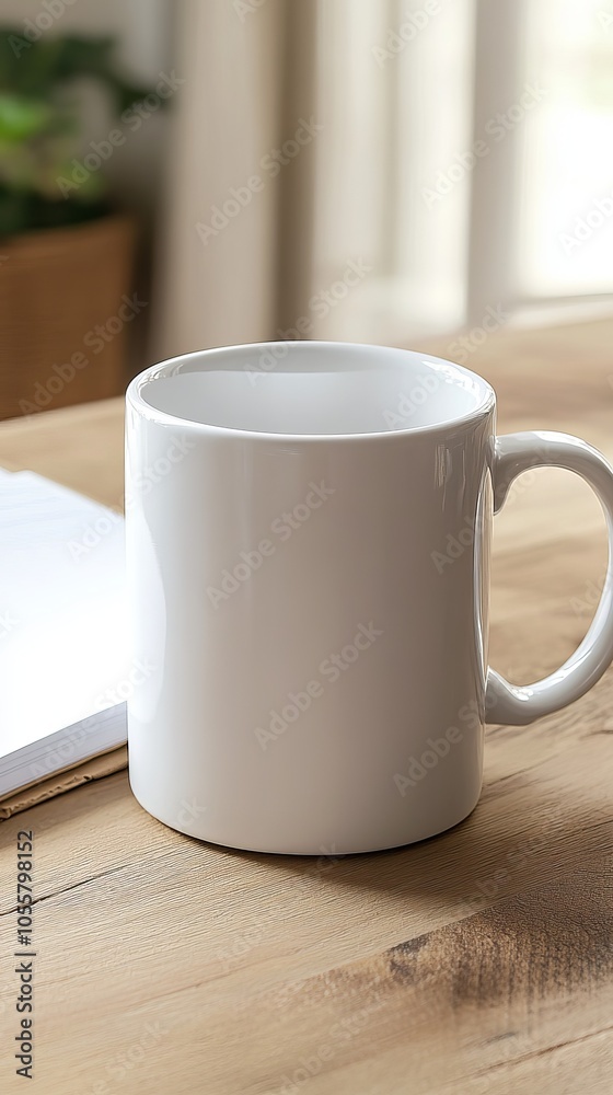 Mug on a desk mock up Mug on a desk mock up