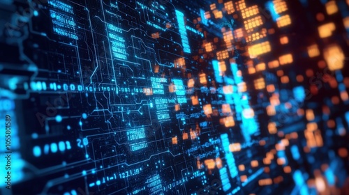 Wallpaper Mural Exploring the Vibrant World of Digital Data and Technology Through Stunning Visuals Torontodigital.ca