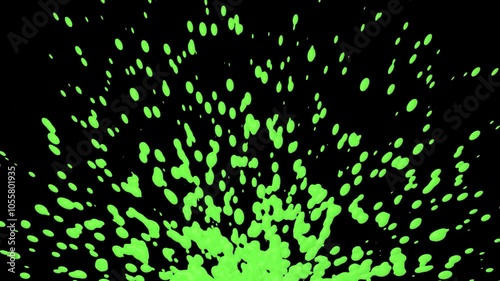 Liquid animation (green)