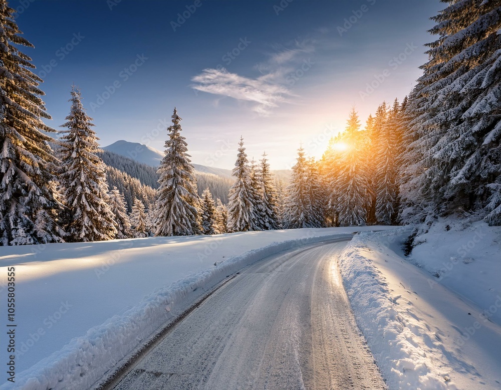 Aerial. Trees and snow in a winter forest. Nature background top view from drone. Aerial. Trees and snow in a winter forest. Nature background top view from drone.