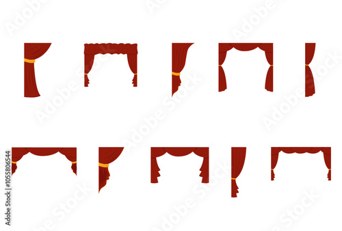 Theater Curtain Decoration SET