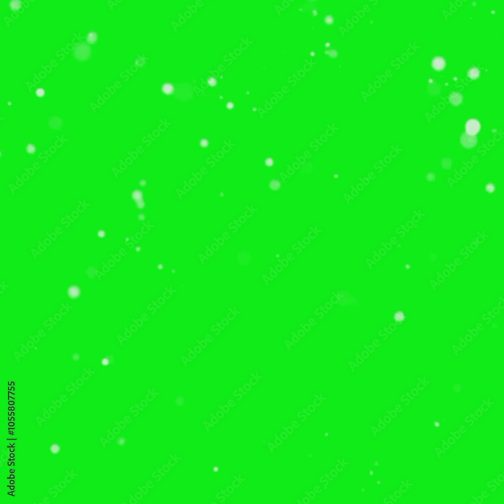 Snow white with green screen for Christmas background Snow white with green screen for Christmas background