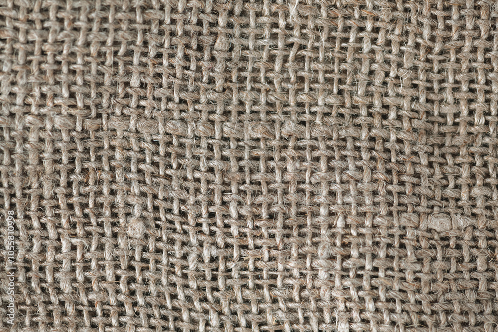 Close up background, natural craft brown linen fabric, thread weave, textile texture, perfect for backgrounds, textiles, wallpapers Close up background, natural craft brown linen fabric, thread weave, textile texture, perfect for backgrounds, textiles, wallpapers