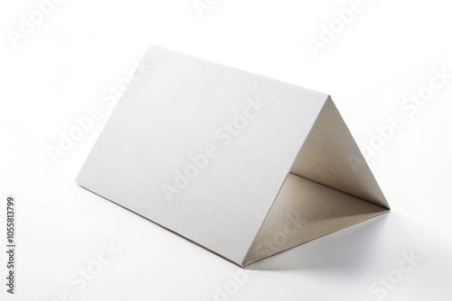 Pyramid Paper Table Card Horizontal. 