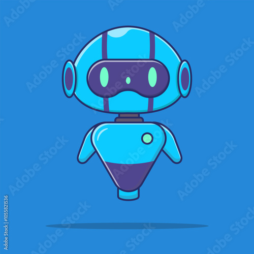 Smart Robot Assistant Vector, Illustration, Smart Device, AI Machine Icon, Isolated Icon, Robot Vector
