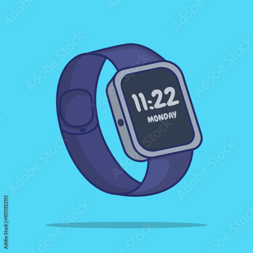 Smartwatch, smartwatch healthy watch icon, Vector, Illustration, Smart Device Icon, Technology icon