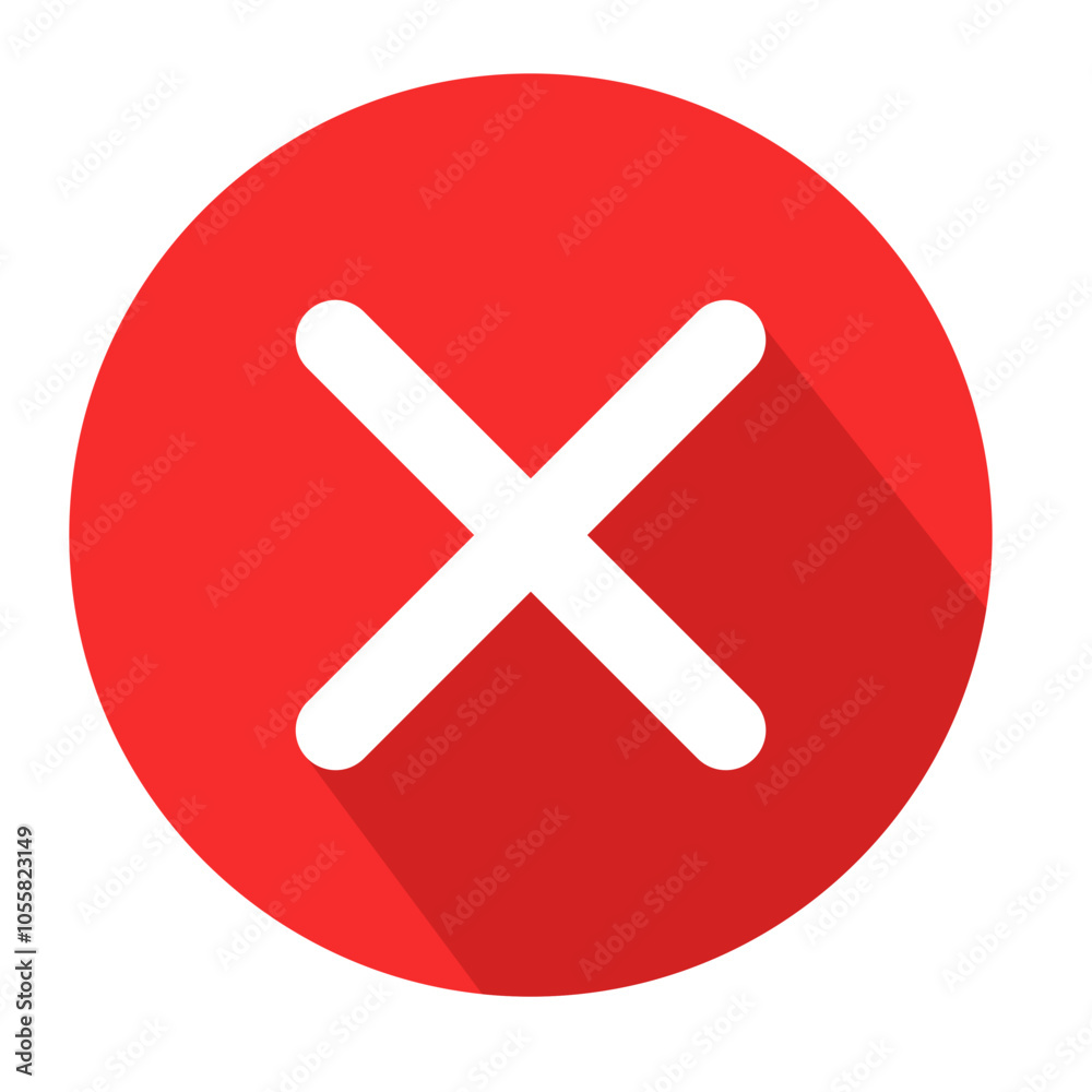 Wrong Mark Button Element Wrong Mark Button Element