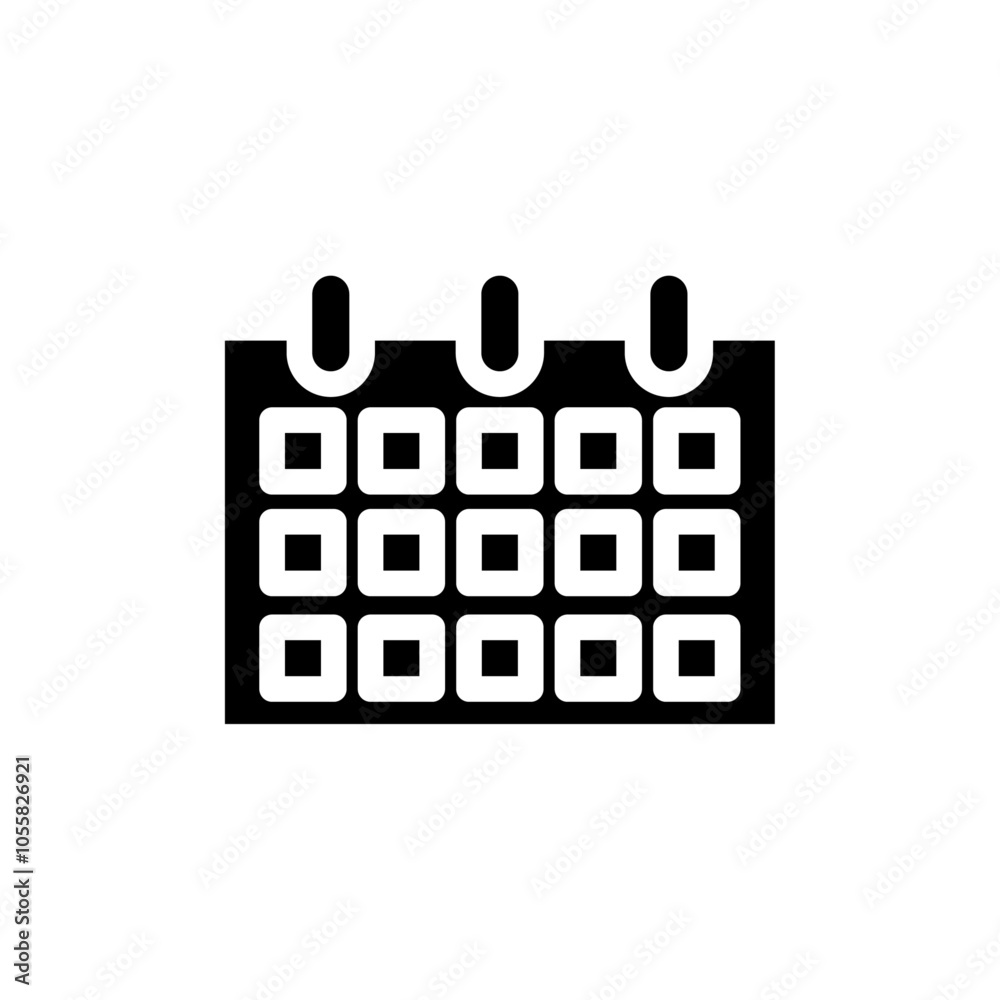 Calendar check icon logo sign set vector outline Calendar check icon logo sign set vector outline