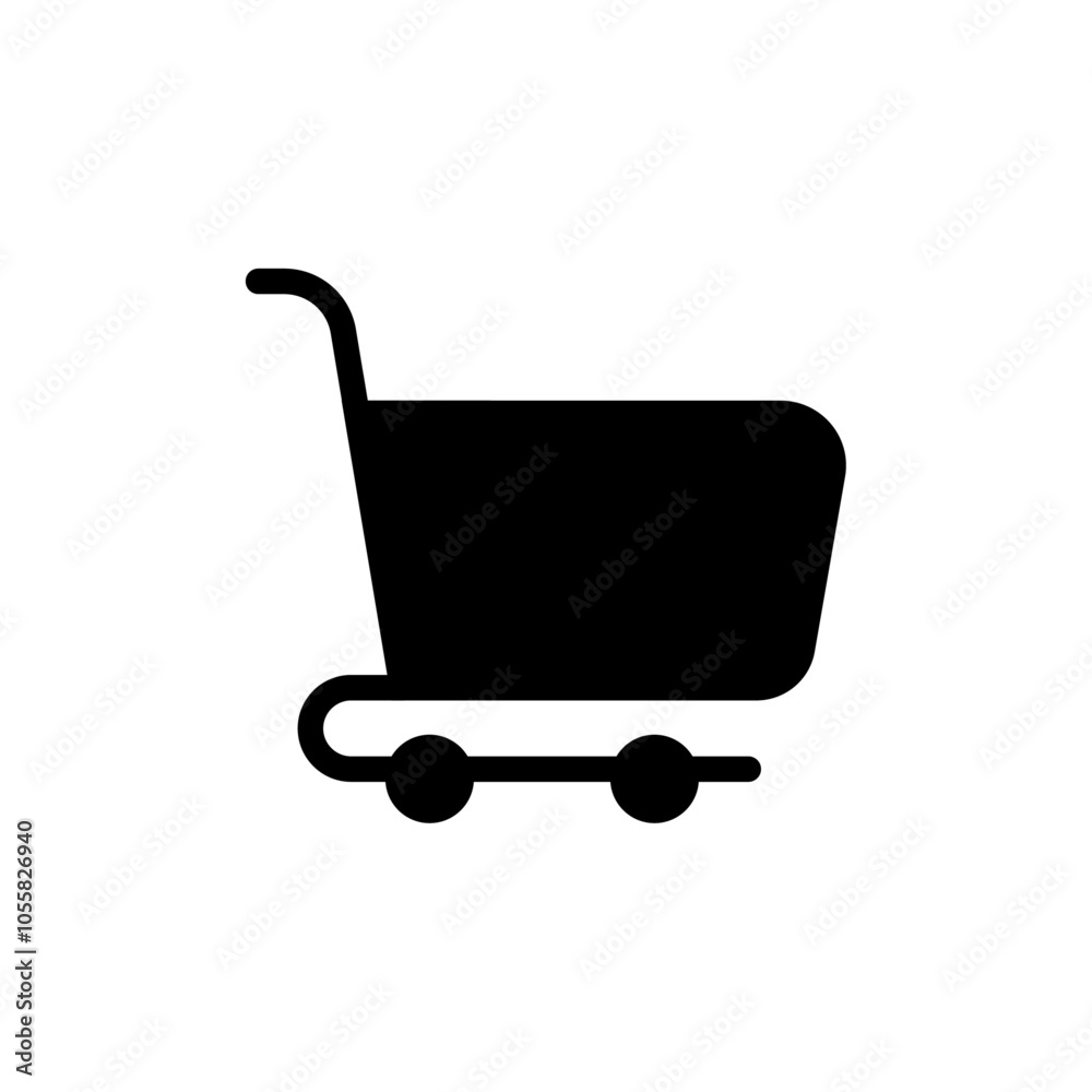 Cart icon logo sign set vector outline Cart icon logo sign set vector outline