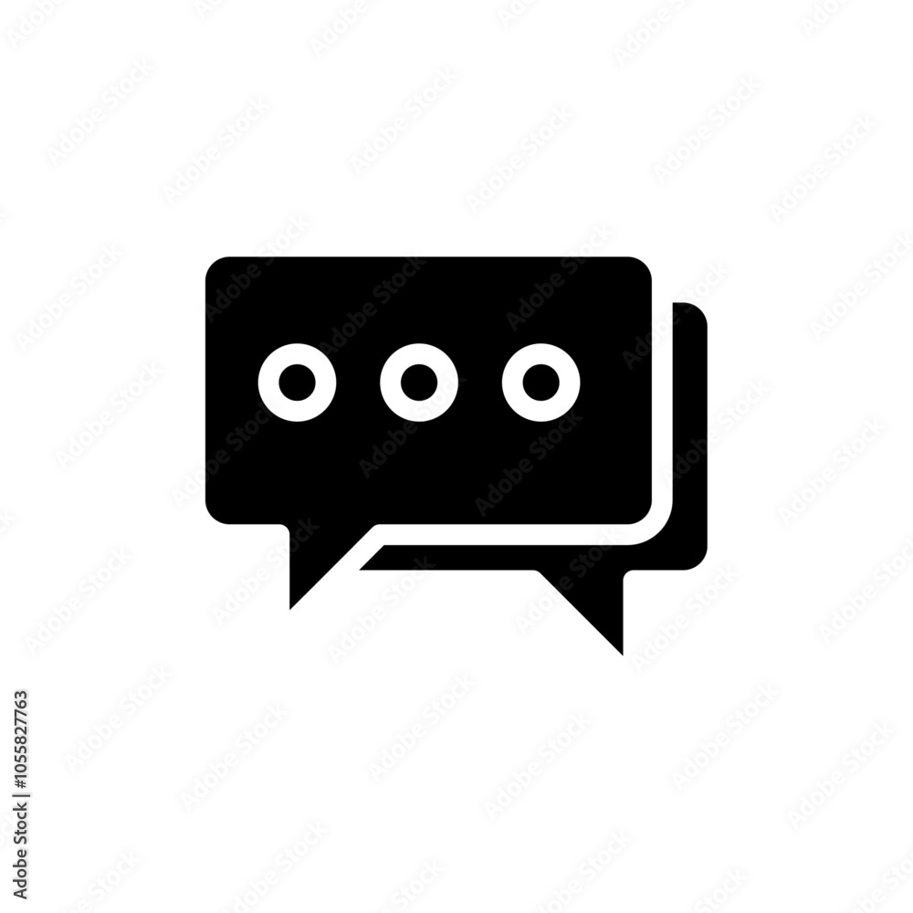 Conversation icon logo sign set vector outline Conversation icon logo sign set vector outline