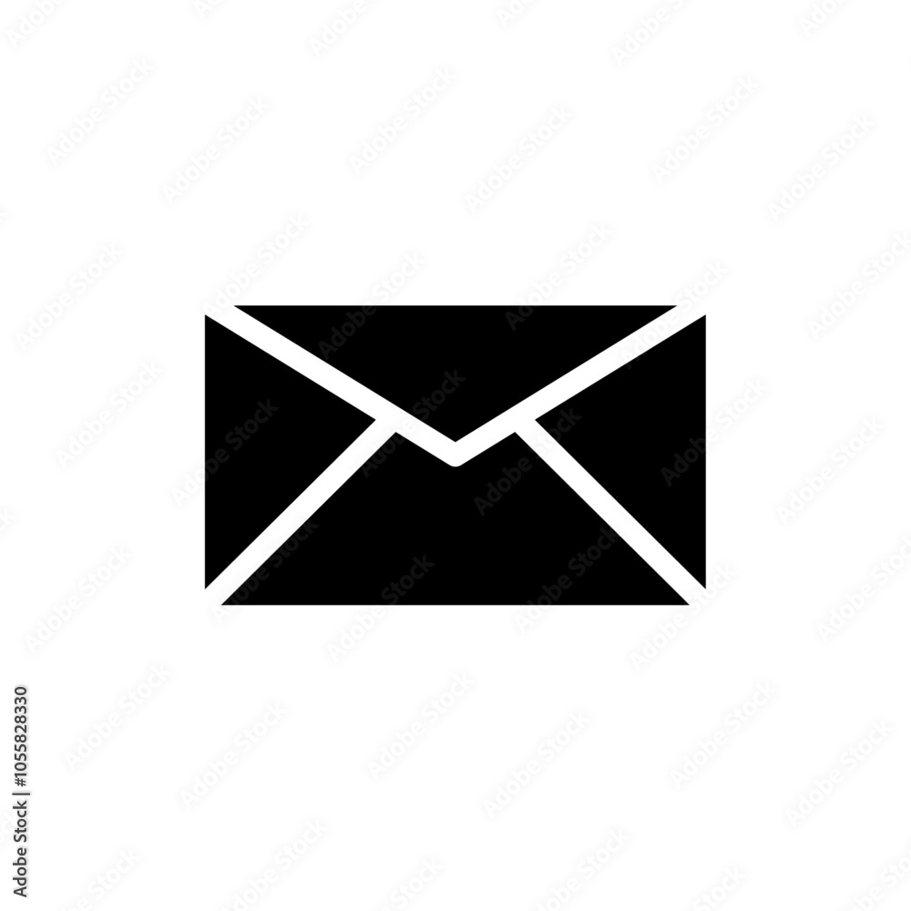 Envelope icon logo sign set vector outline Envelope icon logo sign set vector outline