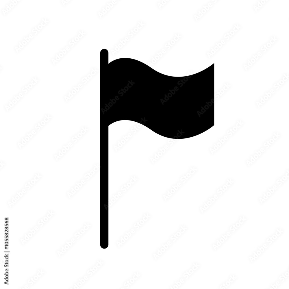 Flag icon logo sign set vector outline Flag icon logo sign set vector outline