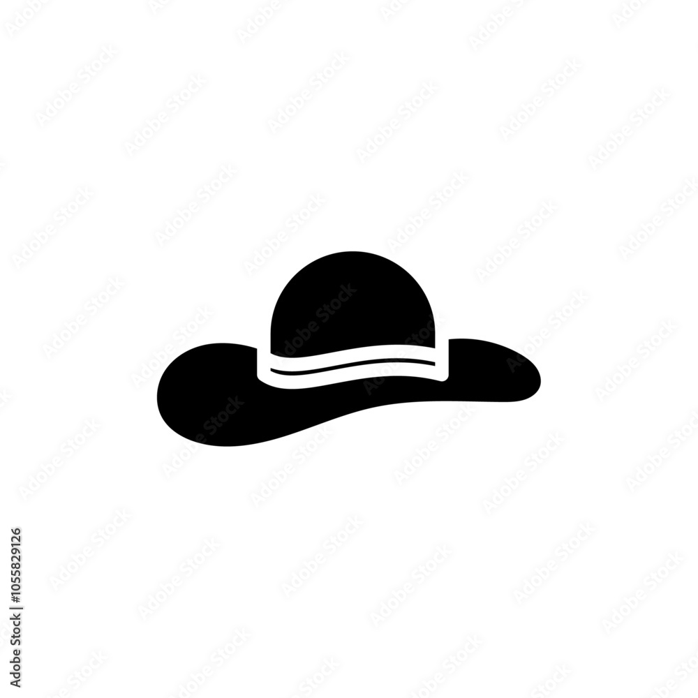 Hat Icon logo sign set vector outline Hat Icon logo sign set vector outline